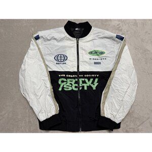 Lira Mens XL Black & Green CRTV I SCTYWindbreaker Jacket Size Large